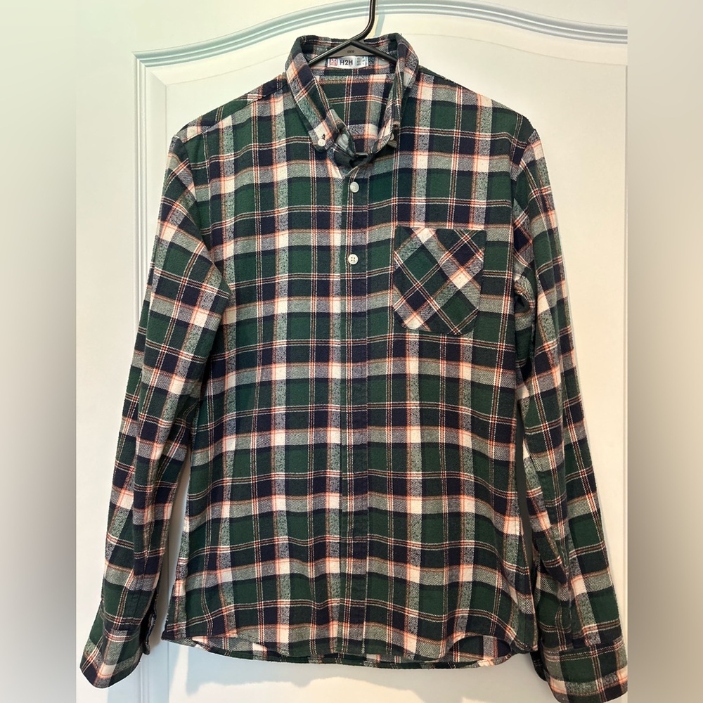 H2H Green Flannel Women’s Medium